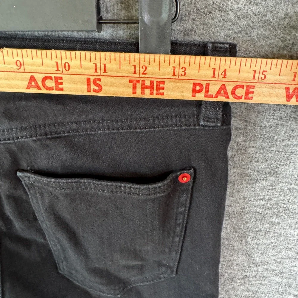 SPANX The Slim-X Slim Boot Black Bootcut Denim Pants‎ Jeans Size 26